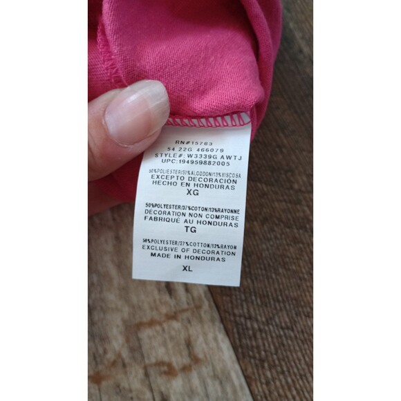 NWT Women's Champion Powerblend Muscle Tee in Pink, Size XL - Picture 6 of 6